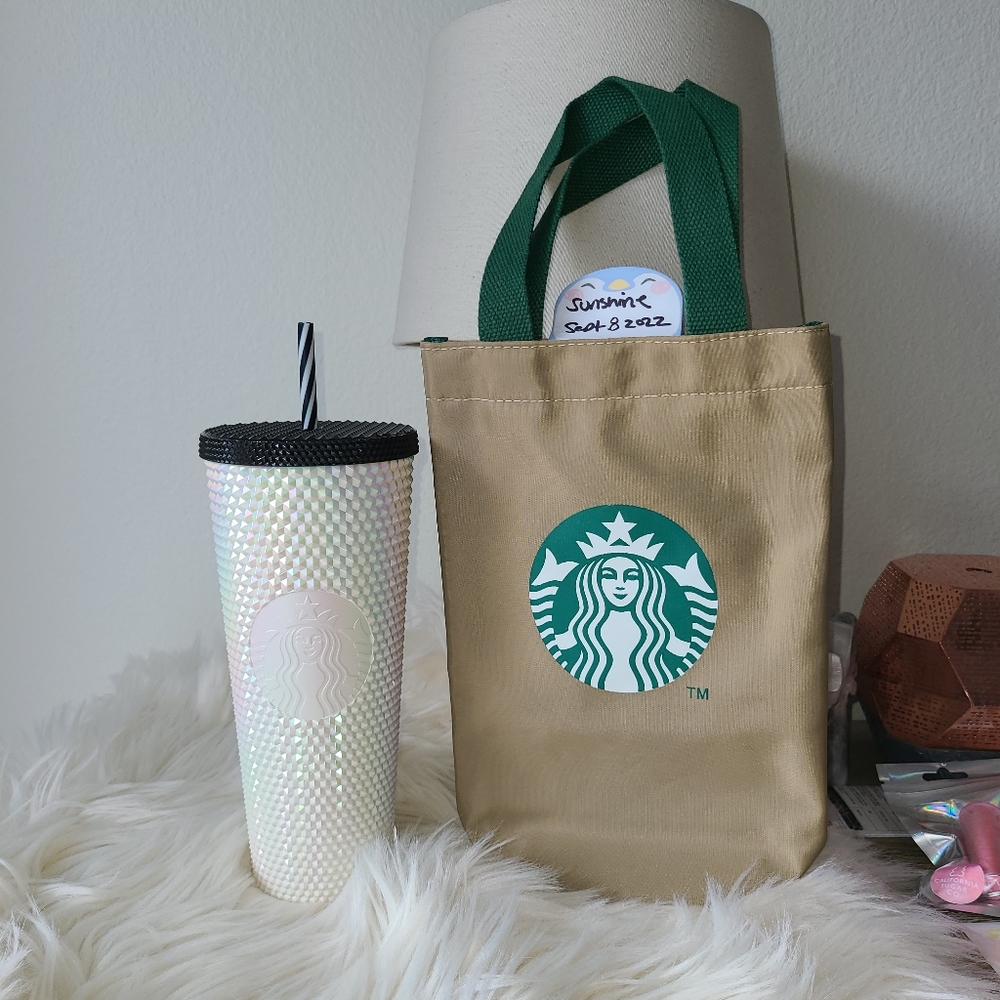 Starbucks zebra studded tumbler